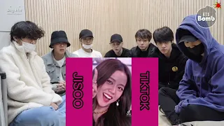 Bts reaction to BLACKPINK JISOO: TIKTOK edits [part3]