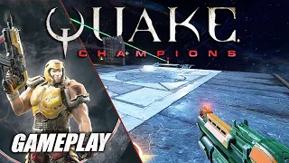Ranger Dealing With Railer in Longest Yard in Quake Champions Gameplay