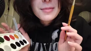 ASMR Doing Your Makeup BUT with wrong props 🤫 (mouth sounds, tapping, rambling)