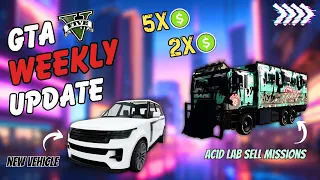 GTA WEEKLY UPDATE - GALLIVANTER BALLER STD, 5X MONEY, DISCOUNTS, CARS, PRICES & More