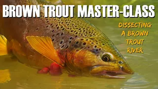 Brown Trout MASTER-CLASS: Dissecting a Brown Trout River. How We Fly Fish Brown Trout