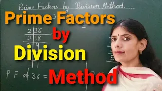 Prime Factorization by division method | prime factors of a number |  #primefactorization #srdumaga