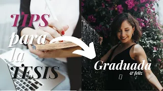 TIPS para LA TESIS: Trabajo escrito | Patti Macias