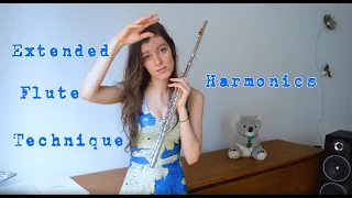 Tips for composers and flutists - Harmonics - Extended flute technique - Daniela Mars -