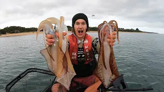 Never Seen Squid Fishing Like This Before!!