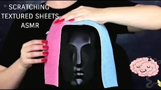 🎧ASMR SCRATCHING TEXTURED SHEETS OVER FELIX/NO TALKING