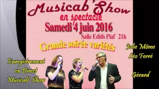 Musicab' Show Jolie Môme Gérard