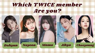 Which TWICE member are you? 🎀✨ || Fun Personality Quiz