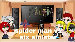 peter's friends react to him vs sinister six | edits and amvs