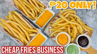 2 Ingredients Only! Trending Crunchy LONG FRIES Recipe | Negosyo Recipe with Costing