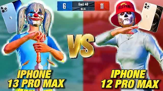 IPHONE 13 PRO MAX VS IPHONE 12 PRO MAX 🔥 | TDM TEST FULL GAMEPLAY | PUBG MOBILE