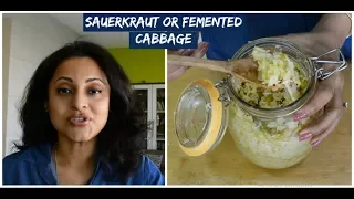 Easy Sauerkraut | Probiotic Fermented Cabbage | Keto Recipes | Low Carb