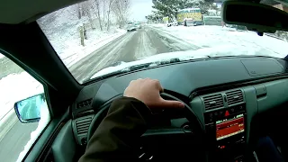 W210 Snow Drift POV
