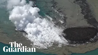 New island emerges off Japan after volcanic eruption