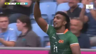 Sri Lanka Sevens The Famous NO LOOK Pass Try CWG 2022 Vs Jamaica