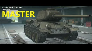 WOT BLITZ - Konštrukta T-34/100 - MASTER