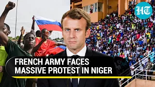 30,000 Rally To Throw French Army Out Of Niger, Celebrate With Russian Flags; ECOWAS Plans Invasion