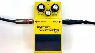 Boss SD-1 SUPER Overdrive Greatest Overdrive by Boss pedal Review demo #audiogear #guitar