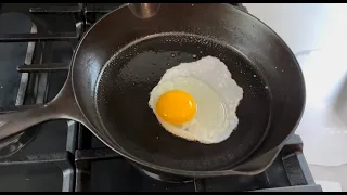 How to fry an egg in your Cast Iron WITHOUT IT STICKING!