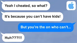 【Apple】Husband cheats on me because he thinks I’m the reason we can’t have kids...