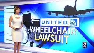 United sued: Woman claims employees dropped her, crushed custom wheelchair