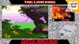 The Lion King - Super Nintendo [Longplay]