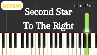 Second Star To The Right - Piano Tutorial