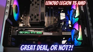 Lenovo Legion T5 With AMD - One Of The Best Deals With RTX3060!