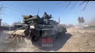 Captured Ukrainian modernized T-64BV