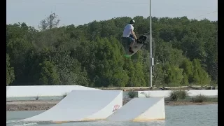 Switch Toeside Backside 540 Rewind - Kicker - Cable Wakeboarding - JB ONeill