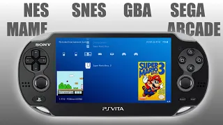 Play Retro Games on PS Vita  2024  (NES, SNES, SEGA, MAME Arcade )