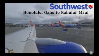 Trip Report: Southwest Airlines from Honolulu to Kahului. HNL-OGG