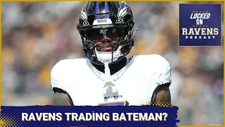 Are Baltimore Ravens gearing up to trade Rashod Bateman during 2024 NFL draft?