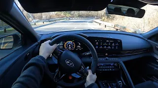 2023 Hyundai Elantra N POV Test Drive - My New Daily!