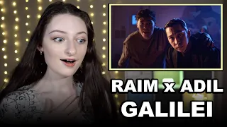 RAIM & ADIL - Galilei MV Reaction!! Реакция Американки