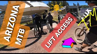 BEST! Full Sunrise Bike Park Resort Review, Arizona's Lift Access MTB Park, White Mountain Apache.