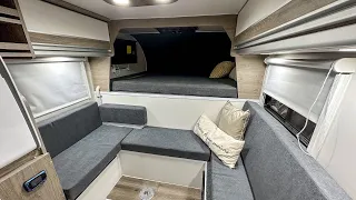 TRUCK CAMPER Cinzia para pickup cabina DOBLE! Renovamos su INTERIOR – Fabricados en Argentina!🌎