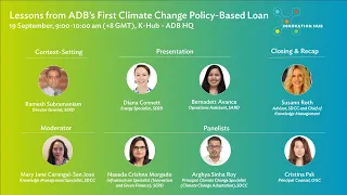 Lessons from ADB’s First Climate Change Policy-Based Loan