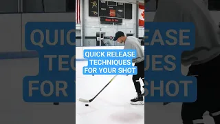 QUICK RELEASE TECHNIQUES FOR YOUR SHOT #icehockey #coaching