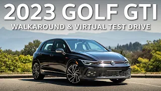 2023 Volkswagen Golf GTI Performance Walkaround and Virtual Test Drive