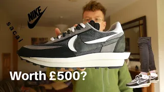 Nike x Sacai LDWAFFLE - Black -  Unboxing & On-Foot Review