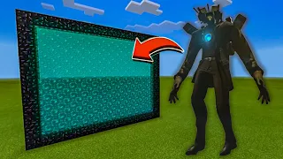 How to Make A Portal To The Titan Cameraman Dimension in Minecraft!