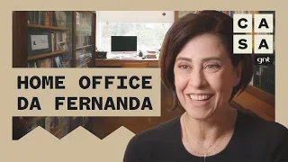Fernanda Torres mostra o escritório de seu apartamento no Rio de Janeiro | Lar