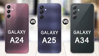 Samsung Galaxy A25 Vs Galaxy A24 Vs Galaxy A34 | What's the difference?