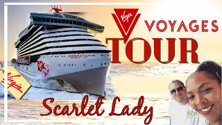 Virgin Voyages Scarlet Lady Cruise Ship Tour & Review | Full Walkthrough 4K