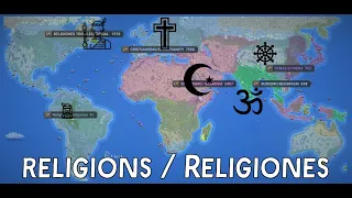All Religions Fight To Conquer The World, TIMELAPSE, WorldBox.
