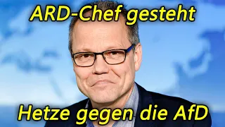 ARD/Tagesschau-Chef Kai Gniffke gesteht jahrelange AfD-Hetze durch GEZ-Gebühren