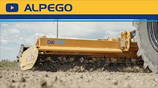 Folding power harrow ALPEGO DK-TOP