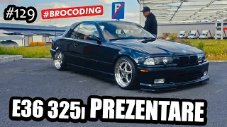 BMW E36 325i - Culoare de ROLLS ROYCE si jante de AUR | Prezentare BROCODING | 4K