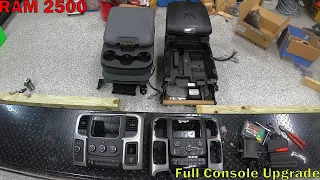 2013-2018 Ram 1500 (2500) 3500 Upgrade From Jump Seat To Full Console Part 1.